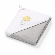 Купить полотенце с капюшоном babyono "soft", 100х100 cм, серый babyono 997194953
