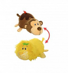 Купить мягкая игрушка вывернушки 1toy ням-ням лев-мартышка 35 см ( id 10123665 )
