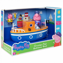 Купить свинка пеппа (peppa pig) игровой набор для ванны корабль дедушки пеппы 37224