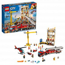Купить конструктор lego city fire 60216 центральная пожарная станция ( id 10205754 )