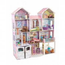 Купить kidkraft дом для классических кукол до 32 см загородная усадьба с мебелью 65242_ke