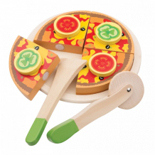 Купить деревянная игрушка new cassic toys пицца вегетарианская 10587