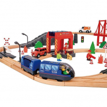 Купить tooky toy игровой набор железная дорога поезд спасателей th683 th683