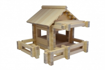 Купить деревянная игрушка мишка кострома конструктор усадьба-1 к-004 3022