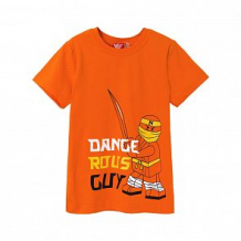 Купить футболка let's go, цвет: оранжевый ( id 11550970 )
