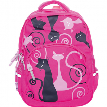 Купить рюкзак brunovisconti «кошки. романтика», розовый ( id 11236571 )
