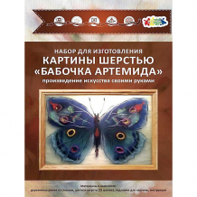 Купить набор для валяния цветной "бабочка артемида" ( id 13032888 )