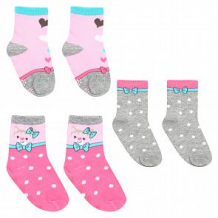 Купить носки yo!, цвет: розовый/серый ( id 12044236 )