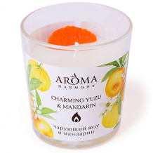 Купить свеча ароматическая aroma harmony юзу и мандарин, 160 гр ( id 16576766 )