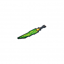 Купить меч ледяной 8бит pixel crew зеленый, 60см ( id 8335042 )