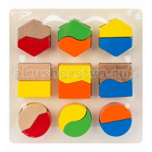 Купить деревянная игрушка игруша геометрические фигуры i-93564