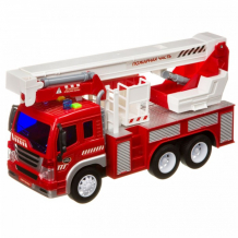 Купить bondibon инерционная машинка парк техники пожарная со светом и звуком 32.5х12х9 см вв4067