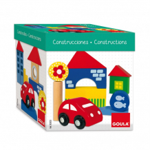 Купить деревянная игрушка goula конструктор городок 26 шт. 50202