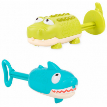 Купить игрушка для купания b.toys крокодил и акула ( id 16898059 )
