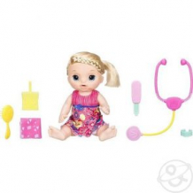 Купить кукла baby alive малышка у врача со светом и звуком (пьет писает и плачет) 36.5 см ( id 7649323 )