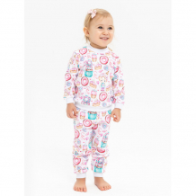 Купить папитто пижама для девочки (кофточка и штанишки) пирожные 35872-14
