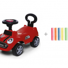 Купить каталка baby care speedrunner музыкальный руль с цветными мелками brauberg 
