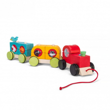 Купить каталка-игрушка letoyvan поезд лесной экспресс pl088