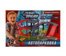 Купить технодрайв автопарковка с машинками (49 предметов) b1991041-r