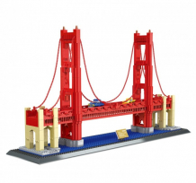 Купить wange шедевры мировой архитектуры мост золотые ворота (1977 элементов) 8023 (6210)