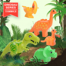 Купить gorock игровые фигурки пластиковые для duplo динозавры 5 шт 1078 1078