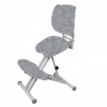 Купить олимп коленный стул со спинкой ск2-1 (серый корпус) ск2-1