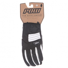 Купить перчатки сноубордические женские pow chase glove black черный,белый ( id 1104636 )