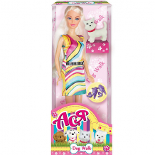 Купить кукла toys lab "прогулка со щенком" ася, 28 см ( id 15654236 )