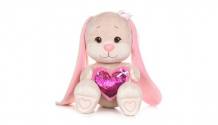 Купить мягкая игрушка jack&lin зайка с розовым сердцем 25 см jl-051901-25-2 jl-051901-25-2