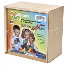 Купить развивающая игрушка световид кубики для всех коробка фанера н-001