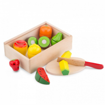 Купить деревянная игрушка new cassic toys игровой набор продуктов фрукты 10581 10581