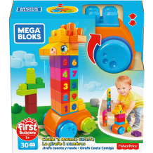 Купить конструктор mega bloks first builders жираф 123 ( id 11723974 )