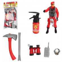 Купить abtoys игровой набор важная работа набор пожарного c фигуркой и аксессуарами pt-01373