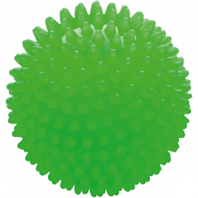 Купить мяч ёжик зеленый люминесцентный, 18 см, малышок ( id 6894030 )