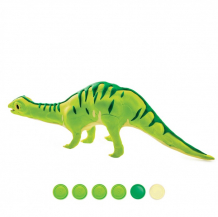 Купить развивающая игрушка robotime конструктор + лепка бронтозавр fy04