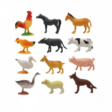 Купить zooграфия игровой набор домашние животные с картой обитания 12 шт. 200661827