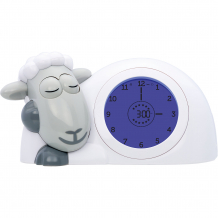 Купить часы-будильник для тренировки сна ягнёнок сэм (sam) zazu. серый. 2+. арт. za-sam-01 ( id 4204697 )