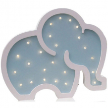 Купить светильник настенный ночной лучик «слоник», бирюзовый ( id 12370840 )