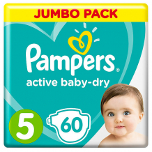 Купить подгузники pampers active baby-dry 11–16 кг, 60 шт ( id 8729756 )