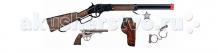 Купить gonher игрушечное оружие ковбойский игровой набор с винтовкой на 8 пистонов 498/0