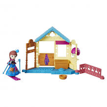 Купить игровой набор с мини-куклой disney princess холодное сердце "королевские спальни" анна со спа салоном ( id 10023632 )