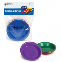 Купить learning resources цветные тарелки для сортировки канцелярских товаров (6 элементов) ler0745