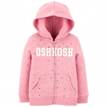 Купить oshkosh b'gosh толстовка с капюшоном и золотым горохом для девочки 2m165210