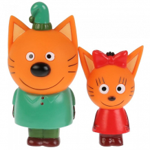Купить капитошка набор из 2-х игрушек для ванны капитошка три кота карамелька и компот stft1809-07bl-tc
