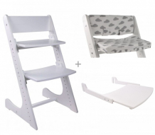 Купить стульчик для кормления forest kids steptop со столиком и набором подушек 
