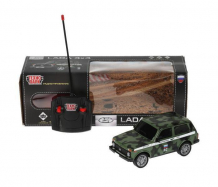 Купить технопарк машина радиоуправляемая lada 4x4 lada4x4-18l-mil