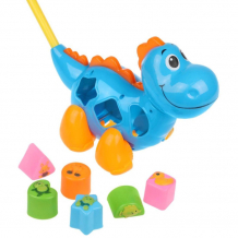 Купить каталка-игрушка наша игрушка с ручкой динозаврик m8823 m8823