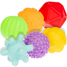 Купить развивающая игрушка bondibon сенсорные мячики как трогательно! 6 шт. вв4897
