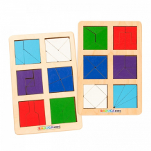 Купить raduga kids головоломка сложи квадрат б.п. никитин уровень 2 rk1139