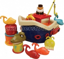 Купить battat кораблик с игрушками для ванны 68607